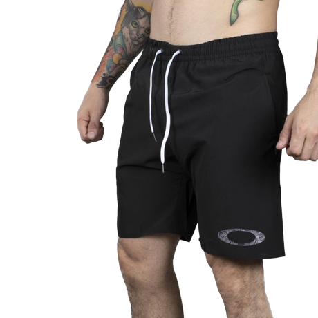 OCEAN WAVES GRAPHIC ELLIPSE TRUNK SHORTS