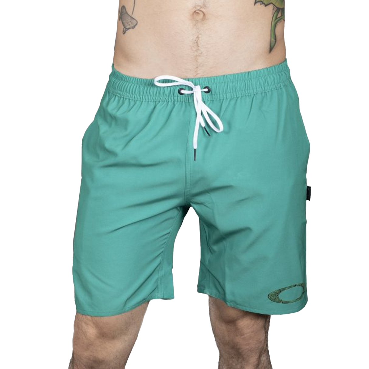 OCEAN WAVES GRAPHIC ELLIPSE TRUNK SHORTS