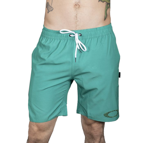 OCEAN WAVES GRAPHIC ELLIPSE TRUNK SHORTS