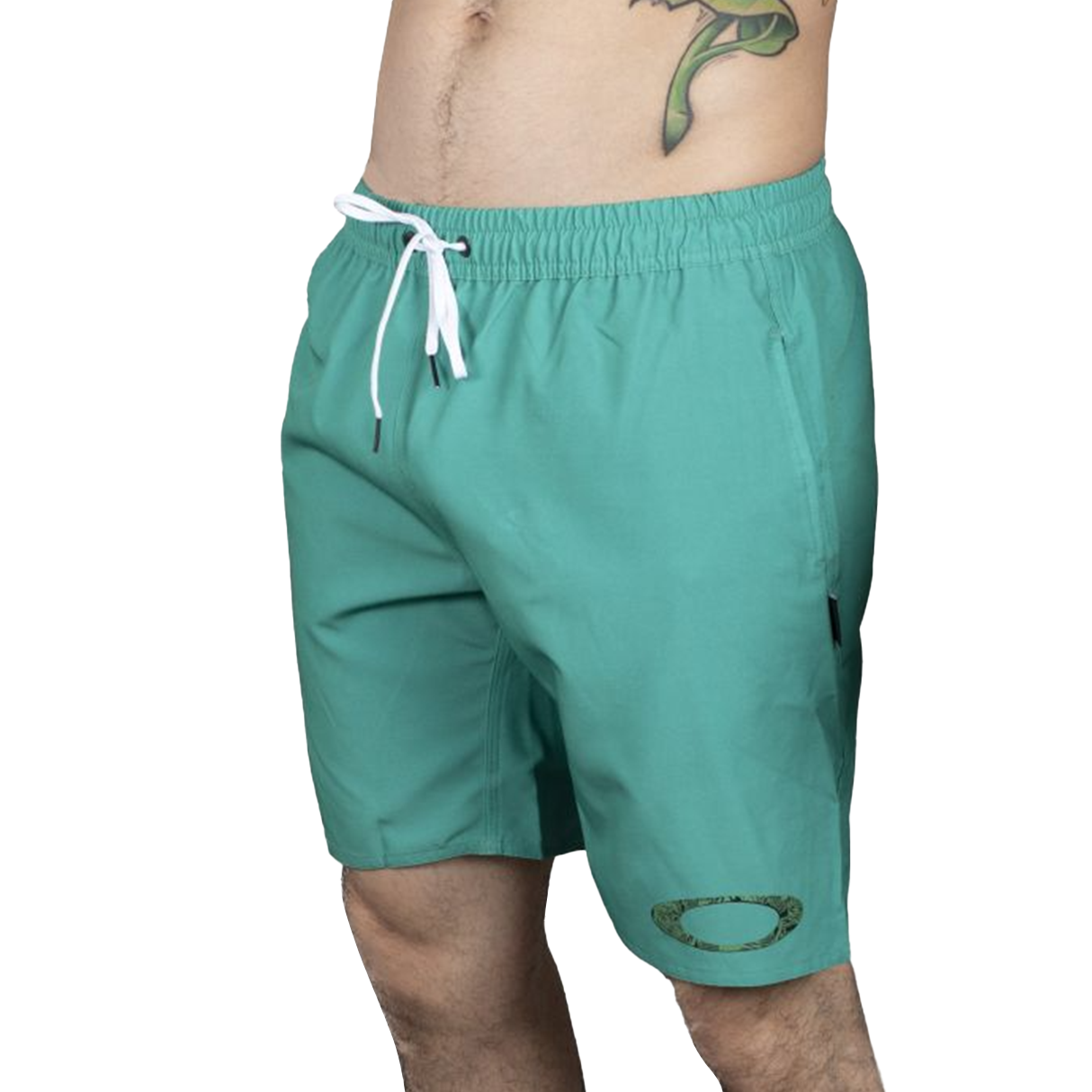 OCEAN WAVES GRAPHIC ELLIPSE TRUNK SHORTS