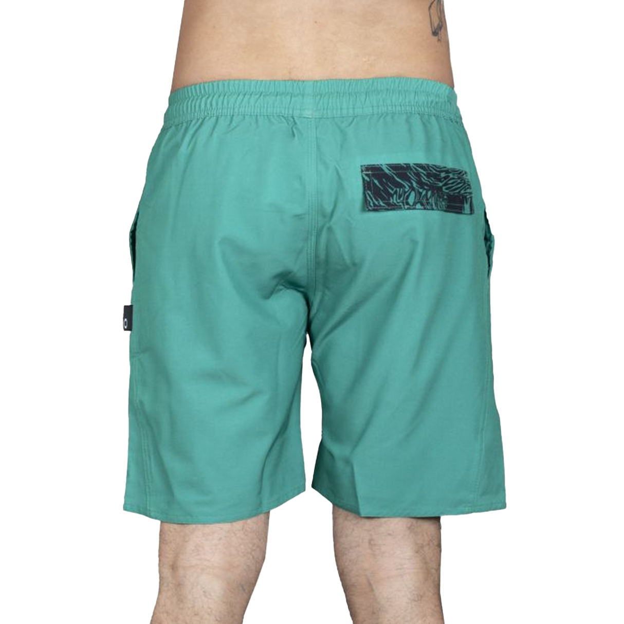 OCEAN WAVES GRAPHIC ELLIPSE TRUNK SHORTS